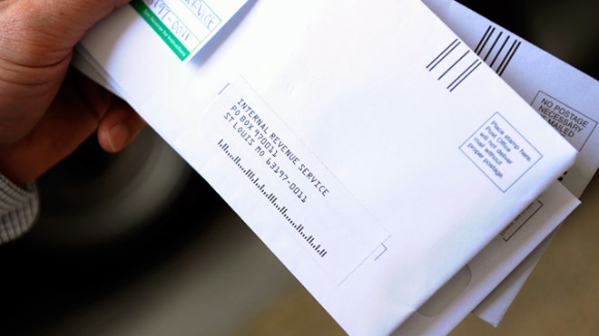 IRS Tax Return Envelope